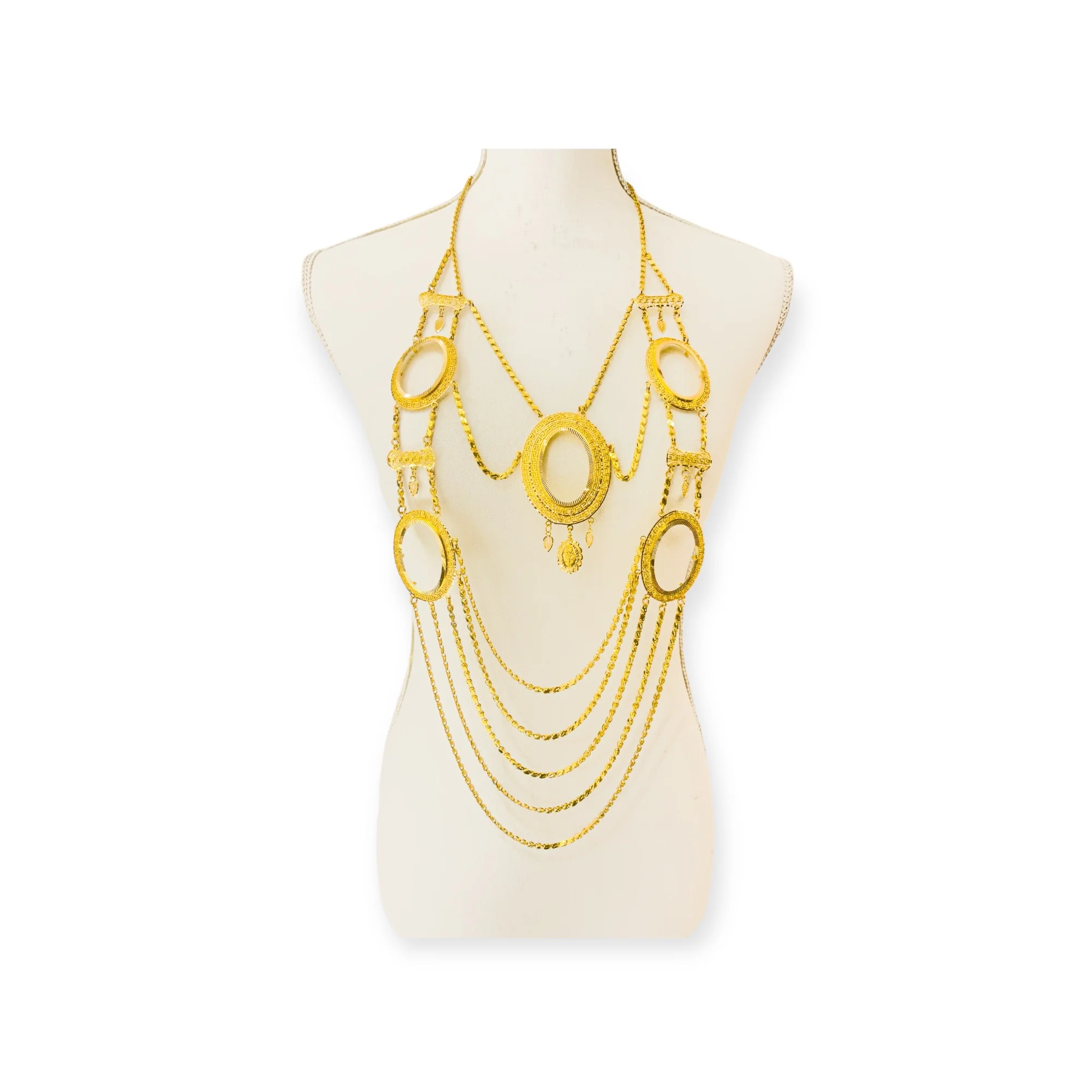 21K Gold Ounsa Kladah Necklace