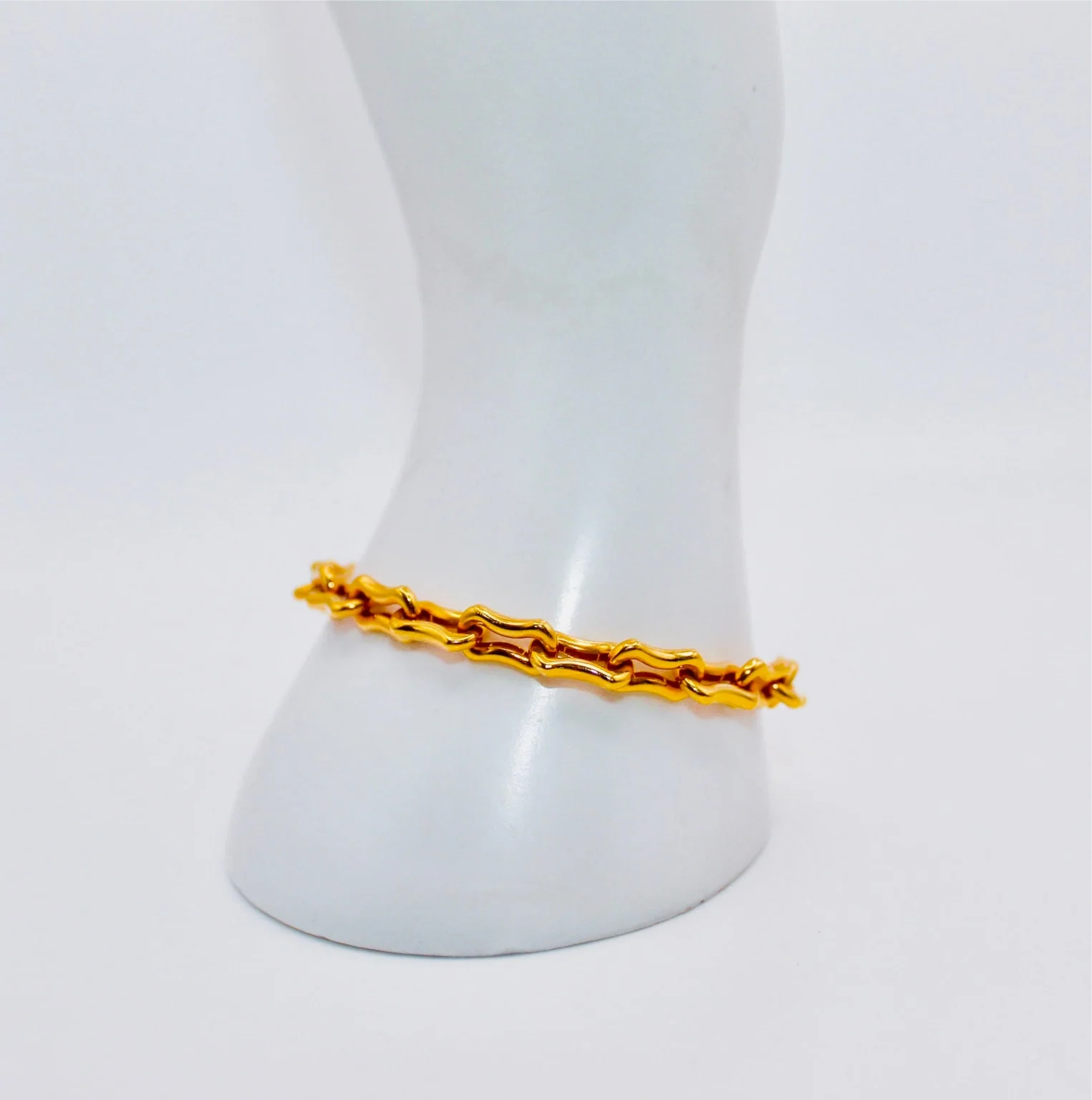 21K Gold Link Bracelet